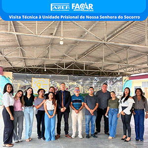 Estudantes de Direito da FACAR vivenciam prática no sistema prisional de Sergipe